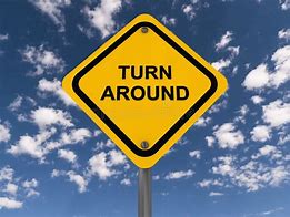 Image result for Turn around Sign Green
