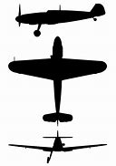 Image result for WW2 Plane Silhouette