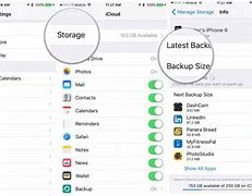 Image result for iPhone iCloud Backup Settings