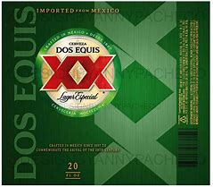 Image result for Printable Dos Equis Box