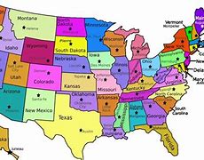 Image result for Basic United States Map