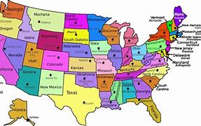 Image result for United States Map with Numbers