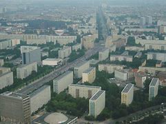Image result for East vs West Berlin Aerial
