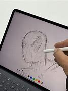 Image result for iPad Air 4 Blue with Pencil