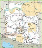 Image result for Map of Arizona Territorial Road