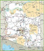 Image result for Where Is Arizona State On Map
