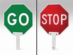 Image result for Hand Held Stop Sign Paddle