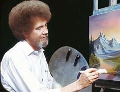 Image result for Bob Ross Weird