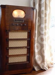 Image result for Old Standing Radio