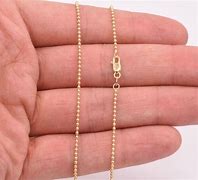 Image result for 14K Gold Bead Chain Necklace