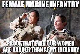 Image result for Female Marine Memes