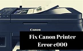 Image result for Canon Printer Error
