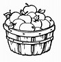Image result for Fall Apple Basket Clip Art