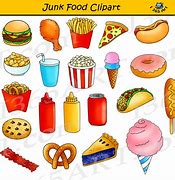 Image result for Junk-Food Snack Clip Art