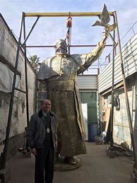 Image result for Pope Francis Statue