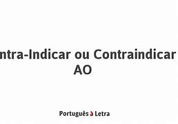 Image result for contraindicar