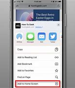 Image result for iPhone Web Page Add