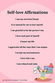 Image result for Loving Self Affirmations