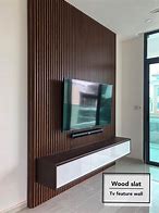 Image result for Wood Backdrop for TV Mount