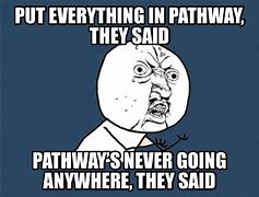Image result for Reaction Pathway Memes