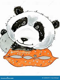 Image result for Sleeping Panda Cartoon