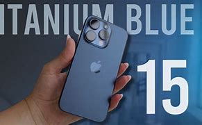 Image result for iPhone 15 Pro Max in Blue Titanium