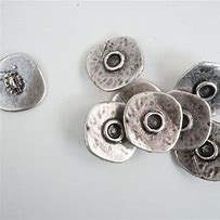 Image result for Metal Shank Pebble Buttons