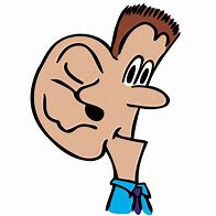 Image result for Man Hearing Sound Clip Art