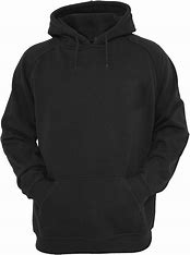 Image result for Plain White Hoodie with Black Pocket