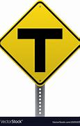 Image result for T-intersection Sign