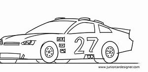 Image result for NASCAR Race Car Drawing From Side View