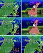 Image result for Patrick Star Quotes Enigma