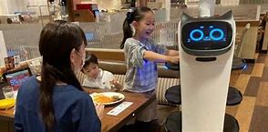 Image result for Robot Waiter Japan First Generation