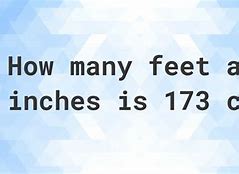 Image result for 173 Cm to Inches Feet