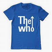 Image result for The Who Blue T-Shirt