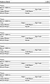 Image result for Free Printable Address Book Forms