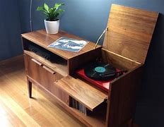 Image result for Vintage Record Player Storage