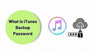 Image result for iTunes Backup Password