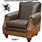 Image result for Leather Swivel Glider Chair