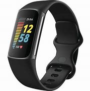 Image result for Fitbit Charge 5 Black Pebble