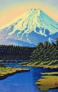 Image result for Mount Fuji Art