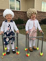 Image result for Old Lady Costumes for Girls