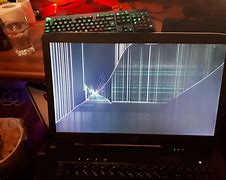 Image result for Picture of Broken Laptop Screen Right