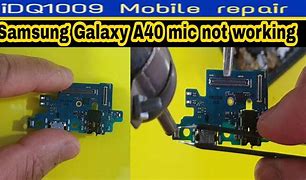 Image result for Samsung A40 Microphone
