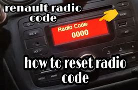 Image result for Renault Kangoo Code Radio