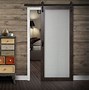 Image result for Black Bypass Closet Doors