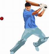 Image result for Cricket Batting Art