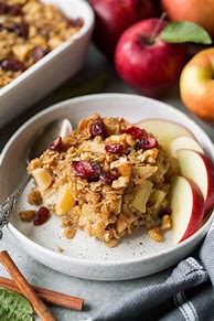 Image result for Baked Oatmeal with Apple's