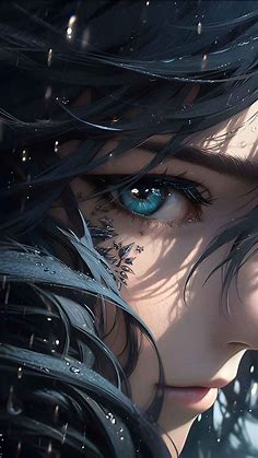 Anime Girl Blue Hair Blue Eyes Wallpaper