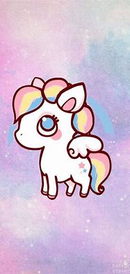 Image result for Cute Kawaii Unicorn Wallpaper